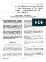 Evaluation of Green Building in The Existing Building of The Department of The Environment of DKI Jakarta Province in The Order of Reducing Greenhouse Gas Emissions