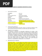 Informe de Anamnesis