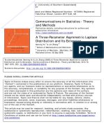 A Three-Parameter Asymmetric Laplace Distribution and Its Extensio. 2005