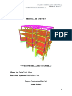 Memoria de Cálculo Vivienda Lechuguillas