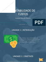 Slide Da Unidade 1 - Contabilidade de Custos