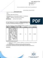 Carta #007-2021 Cotización de Voladura Pucayacu