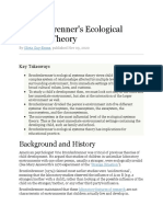 Bronfenbrenner's Ecological Systems Theory: Background and History