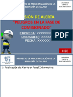 Diapositiva de Evidencia para Alerta Hse