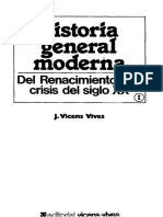 Vicens Vives Jaume Historia General Moderna Del Renacimiento A La Crisis Del Siglo XX