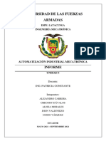 Informe Clasificacion Carrera Davalos Morales Valdiviezo Vaquez