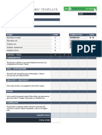 Art Grading Rubric Template: Artist Name Date