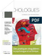 Des Pratiques Singulières - Le Psychologue Et Sa Cliniquele Journal Des Psychologues 2020-4 (N° 376)