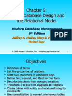 Logical Database Design and The Relational Model