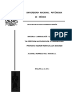 La Direccion Sociologica de La Criminologia