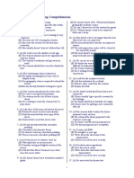 Section One: Listening Comprehension