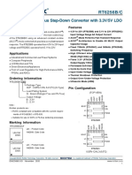 6A, 23V Synchronous Step-Down Converter With 3.3V/5V LDO: RT6256B/C