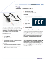 Passive Voltage Probes: TPP1000 TPP0500B TPP0502 TPP0250 Datasheet