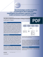 The Role of Hydrolyzed Formula in Allergy Prevention by Michael D. Cabana