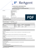 Alkaline Iodide Azide Reagent MSDS