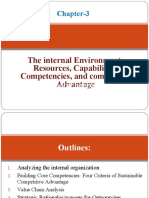 Chapter-3: The Internal Environment: Resources, Capabilities, Competencies, and Competitive Advantage