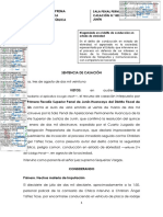 CAS 802 2019 Conducción Ebriedad, Improcedencia Proceso Inmediato