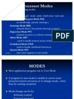 ARM Has 7 Operating Modes ARM Has 7 Operating Modes: - Fa F Fa F