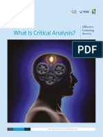 What Is Critical Analysis?: Effective Learning Service