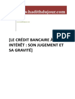 Le Jugement Du Credit Bancaire Islam