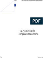 Empreendedorismo 01 - A Natureza Do Empreendedorismo