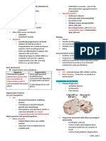 Degenerative and Demyelinating Disorders - Dr. Wong