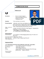 Curriculum Vitae: Ofanny Ferdian Rahmansyah