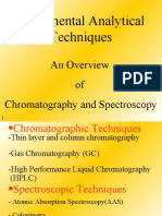 Instrumental Analytical Techniques: An Overview of Chromatography and Spectros