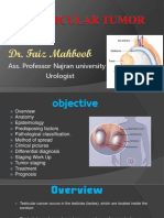 Testicular Tumor - Dr. Faiz