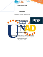 Fase 4 - Lenguaje de Notación de BPMN