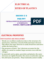 Electrical Properties of Plastics: Sachin C S PGD