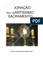 Adoração Ao Santíssimo Sacramento