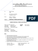 Loan Proposal of New Loan Product