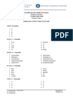 Olimpiada de Limba Engleză Etapa Locală 7 Februarie 2020 Clasa A Vii-A Barem de Corectare Și Notare I. (5x5 25 Points)