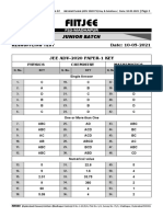 Reshuffling Test (Adv 2020 p1) 10-05-2021 - (f22 Mdp-Juniors) - Key&Solutions