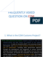 Frequently Asked Question On: (Customs Modermization Project)