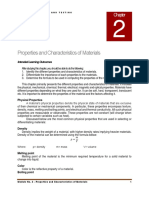 Module 2. Properties and Characteristics of Materials