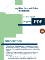 Teknologi Dan Inovasi Dalam Pendidikan: Wbi/Wbl/Wbt