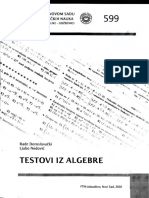 FTN Testovi Iz Algebre