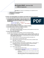 Waiter System (Was1:) Workshop 5 (25) Three-Tier Application