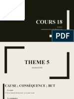 COURS 18.cause - Consequence.But - Passe Simple