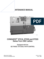 Maintenance Manual: Equipped With The Ge Fanuc 18T Dual Path Control