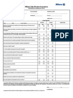 QUESTIONNAIRE MEDICAL Allianz NOUVEAU