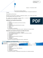 Lineamientos de Entrega de Documentos