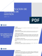 Implemtnacion de Sistemas de Gestión