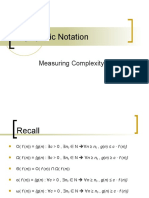 Asymptotic Notation: Measuring Complexity