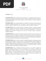 Decreto 581-21 Que Crea El Sistema Nacional de Seguridad Ciudadana