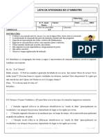 7º Ano Lista 01 Lockdown Gramática Mirelle