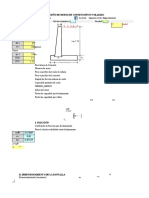 f'c= fy= γs= γc= Φs= σt= hp=: Diseño De Muros De Contención En Voladizo