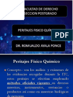 Peritaje Físico Químico - CLASE 07